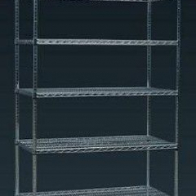 鍍鉻置物層架